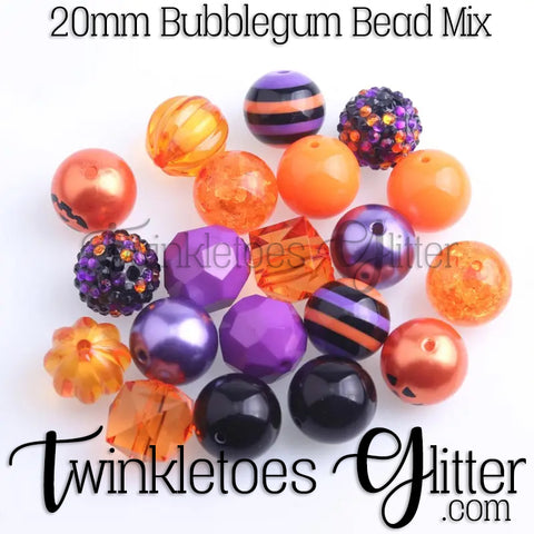 Bubblegum 20mm Bead Mix ~ M-017