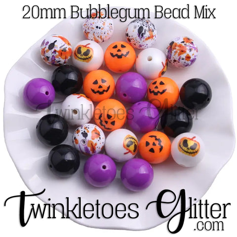 Bubblegum 20mm Bead Mix ~ M-043