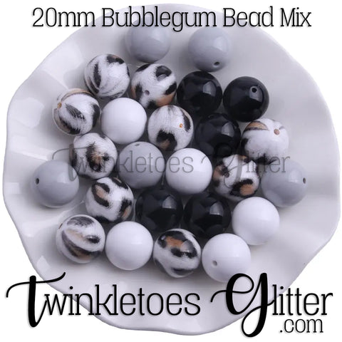 Bubblegum 20mm Bead Mix ~ M-056