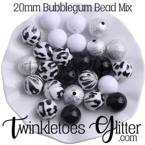 Bubblegum 20mm Bead Mix ~ M-060