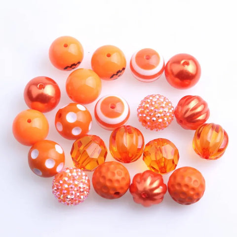 Bubblegum 20mm Bead Mix ~ M-007