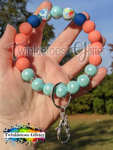 Silicone Beaded Wristlet Kit #010