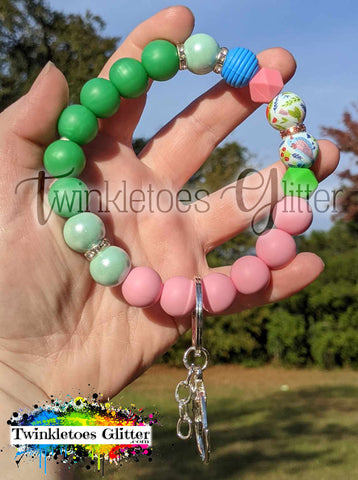 Silicone Beaded Wristlet Kit #011