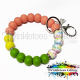 Silicone Beaded Wristlet Kit #017