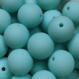 15mm Round Silicone Beads ~ Waterfall