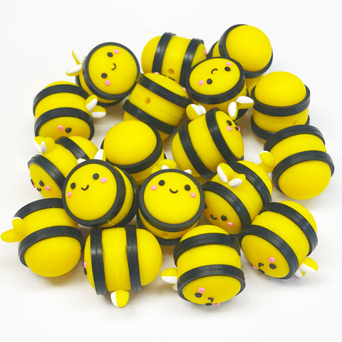 3D Bee Silicone Focal Bead