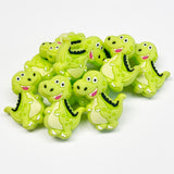 Dinosaur Silicone Focal Bead ~ 6 Colors