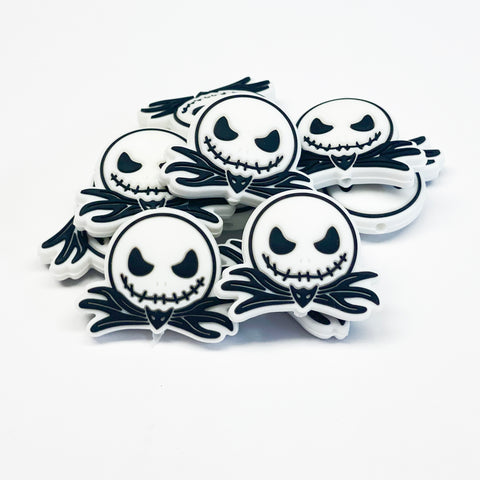 Jack Skellington ~ Smaller Size ~ Silicone Focal Bead