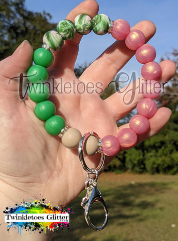 Silicone Beaded Wristlet Kit #026