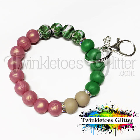 Silicone Beaded Wristlet Kit #026