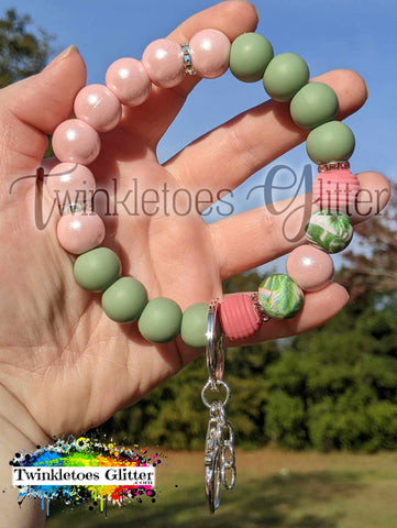 Silicone Beaded Wristlet Kit #027