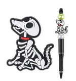 Skeleton Dog Focal Bead