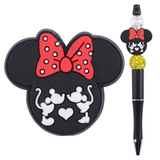 Minnie with Kissing Silhouette Focal Bead