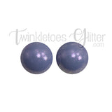 15mm Round Opal Silicone Beads ~ Light Mauve