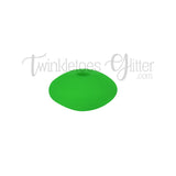 12mm Lentil Silicone Spacer Beads ~ Summer Green