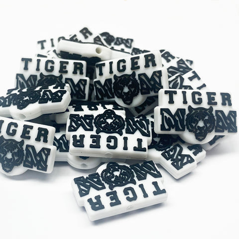 Tiger Mom Silicone Focal Bead