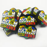 Autism is Different, Not Less Silicone Focal Bead