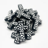 Animal Print Cross Silicone Focal Bead  ~ 3 Colors