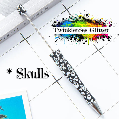 PRINTED Plastic Beadable Pens ~ Available in 90+ Patterns!