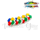 Autism Awareness Puzzle Piece Silicone Focal Bead