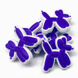 Balloon Animals ~ 6 Colors ~ Silicone Focal Bead