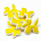 Balloon Animals ~ 6 Colors ~ Silicone Focal Bead