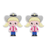 Cowboys and Cowgirls Silicone Focal Bead  ~ 6 Styles