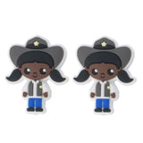 Cowboys and Cowgirls Silicone Focal Bead  ~ 6 Styles