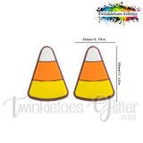 Candy Corn Silicone Focal Bead