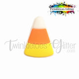 Candy Corn Silicone Focal Bead