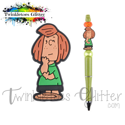 Peppermint Patty Focal Bead