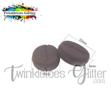 Coffee Bean Silicone Focal Bead