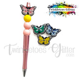 Butterfly Silicone Focal Bead