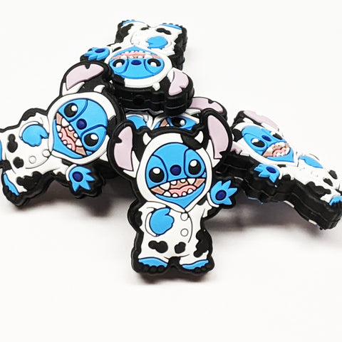 Cow'stitch Silicone Focal Bead