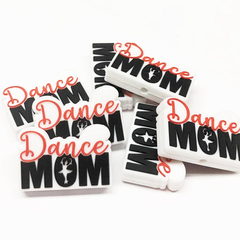 Dance Mom Silicone Focal Bead