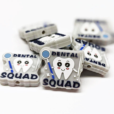 Dental Squad Silicone Focal Bead