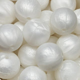 15mm Round Silicone Beads ~ Pearl White