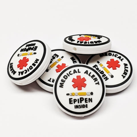 Epipen Medical Alert Silicone Focal Bead