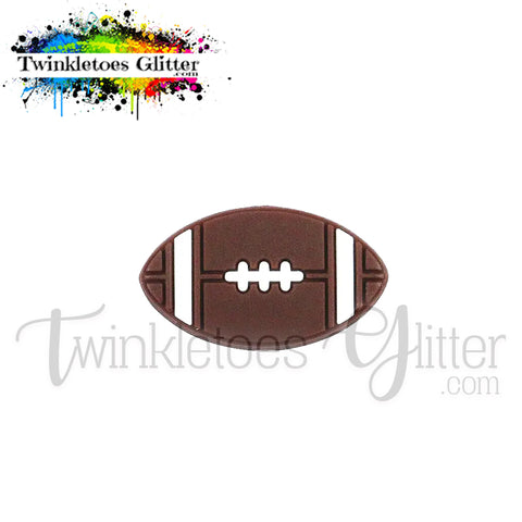 Football Silicone Focal Bead