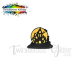 Haunted House Silicone Focal Bead