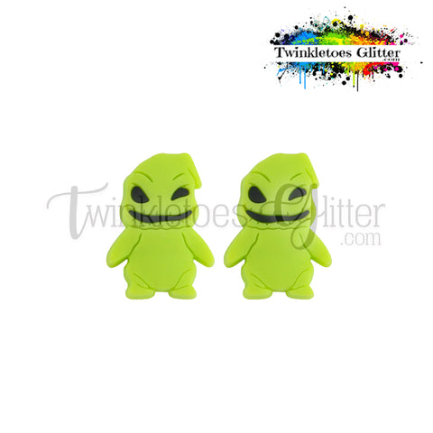 Green Oogie Silicone Focal Bead