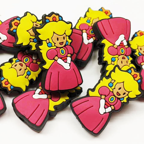 Princess Peach Focal Bead