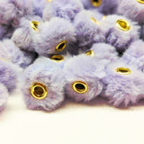 Fluffy Fuzzy Rondelle (Abacus) Spacer Beads ~ 10 colors