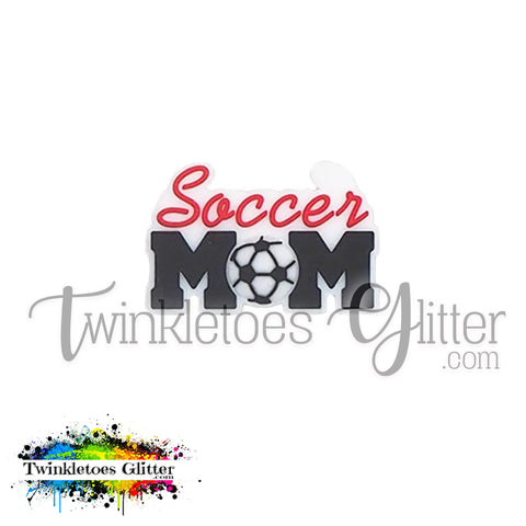 Soccer Mom Silicone Focal Bead