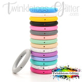 65mm Solid Color Silicone Rings ~ 10 Colors