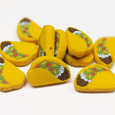 Taco Silicone Focal Bead