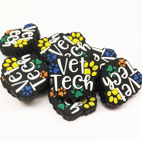 Vet Tech Silicone Focal Bead