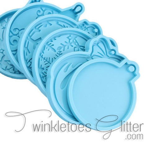 Blue Ornament Silicone Molds, Set A ~ 13 Styles