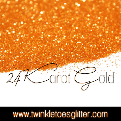 24kt Gold - Ultra Fine Glitter - 1/128