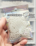 Round Pearls, no Hole ~ 5 Sizes